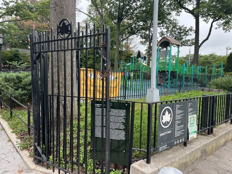 De Matti Park Marker. Click for full size. De Matti Park Marker image. Click for full size.