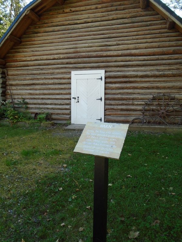 Barn and Marker. Click for full size. Barn and Marker image. Click for full size.