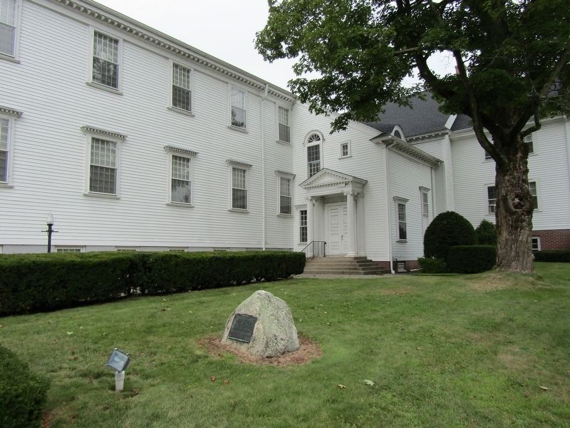 First Meeting House in Shrewsbury Marker image. Click for full size.
