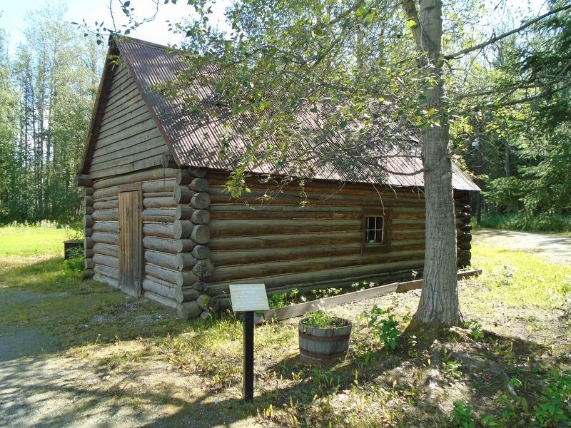 Alaska Road Commission Outbuilding and Marker. Click for full size. Alaska Road Commission Outbuilding and Marker image. Click for full size.