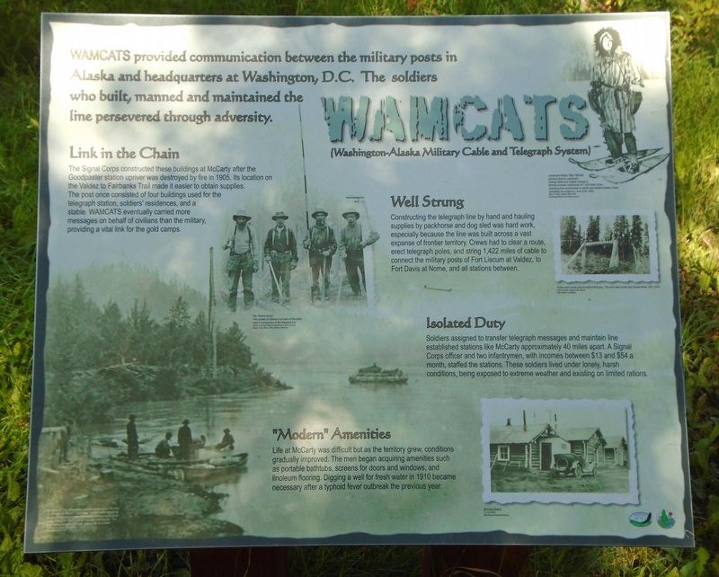 WAMCATS Marker. Click for full size. WAMCATS Marker image. Click for full size.