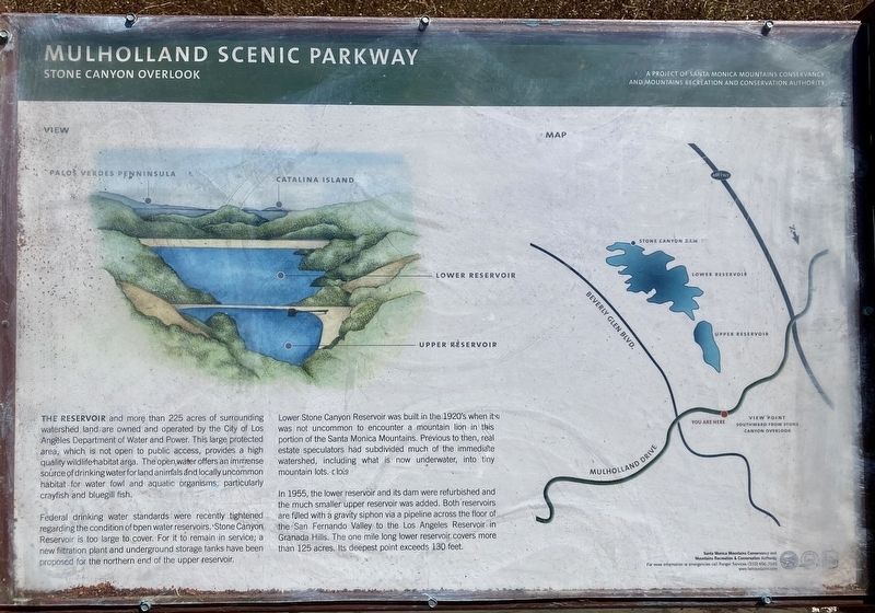 Stone Canyon Overlook Marker image. Click for full size.