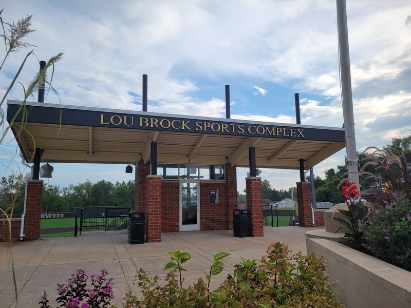 Lou Brock Sports Complex Marker image. Click for full size.