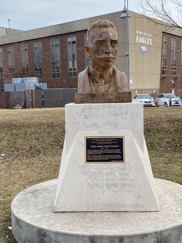 Jose Maria Pino Suarez Statue. Click for full size. Jose Maria Pino Suarez Statue image. Click for full size.