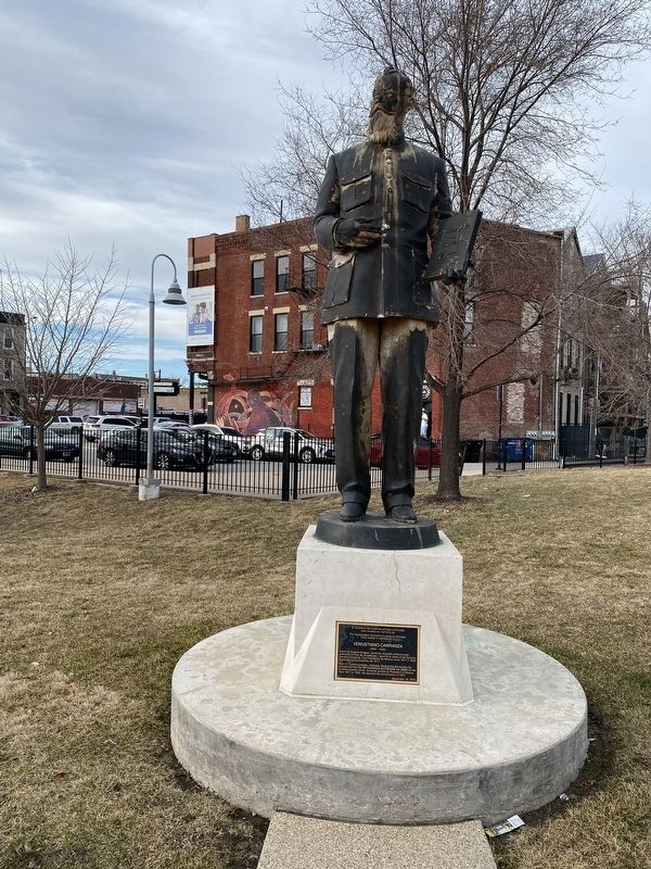 Venustiano Carranza Statue. Click for full size. Venustiano Carranza Statue image. Click for full size.
