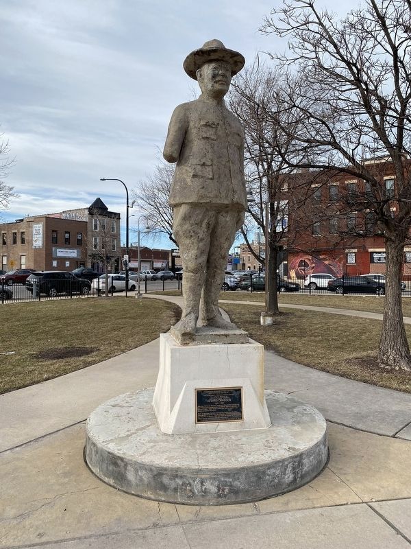 Alvaro Obregon Statue. Click for full size. Alvaro Obregon Statue image. Click for full size.