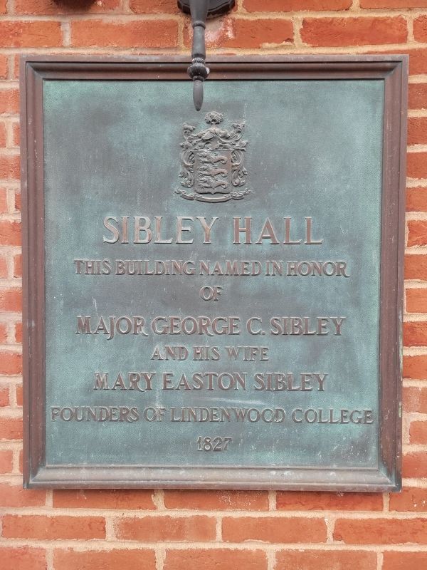 Sibley Hall Marker. Click for full size. Sibley Hall Marker image. Click for full size.