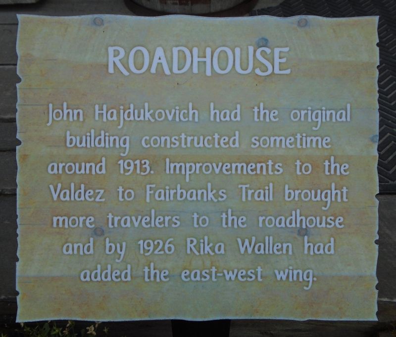 Roadhouse Marker. Click for full size. Roadhouse Marker image. Click for full size.