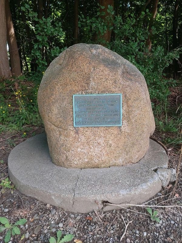 Melvin Hill Baptist Church Marker image. Click for full size.