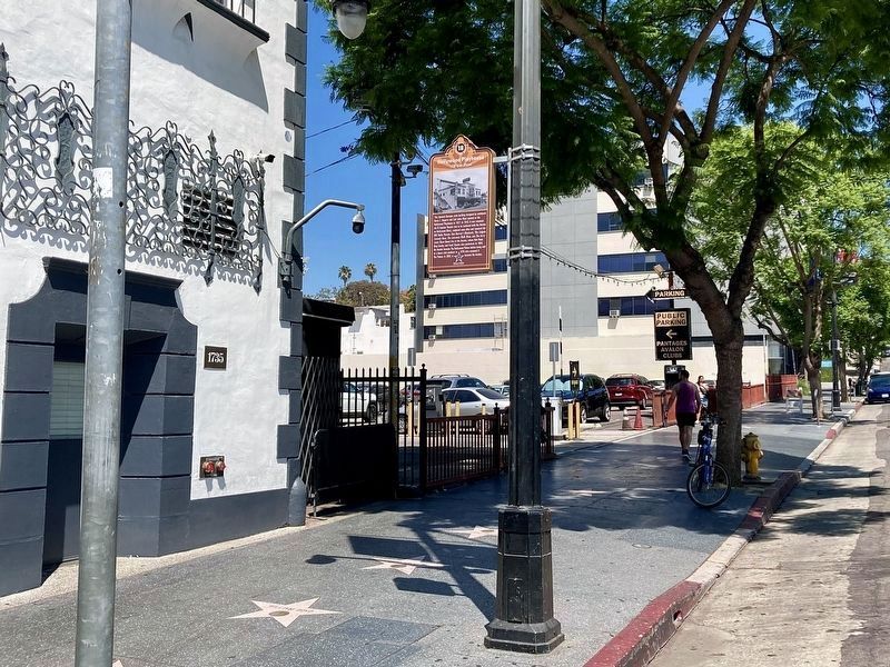 Hollywood Playhouse Marker. Click for full size. Hollywood Playhouse Marker image. Click for full size.