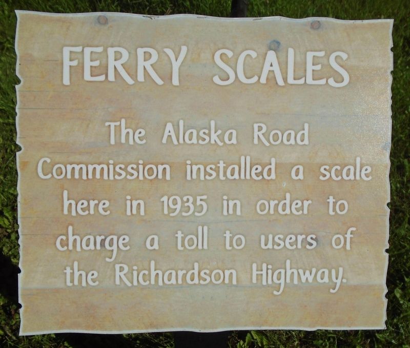 Ferry Scales Marker. Click for full size. Ferry Scales Marker image. Click for full size.