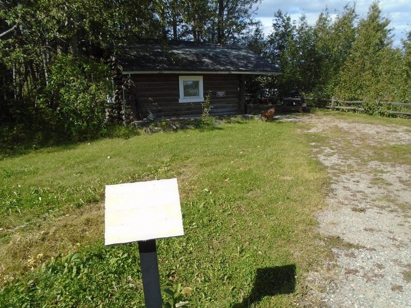 Ferryman's Cabin and Marker. Click for full size. Ferryman's Cabin and Marker image. Click for full size.