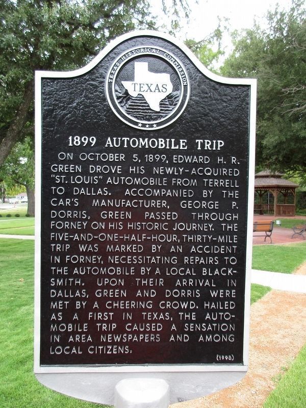 1899 Automobile Trip Marker. Click for full size. 1899 Automobile Trip Marker image. Click for full size.