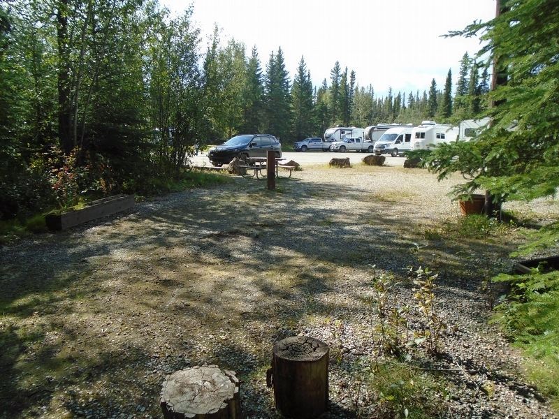 View from Gold Rush Crossroads Marker. Click for full size. View from Gold Rush Crossroads Marker image. Click for full size.