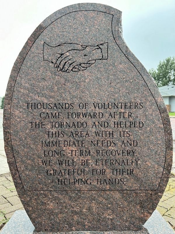 Spencer Tornado Memorial Marker, Side Two image. Click for full size.
