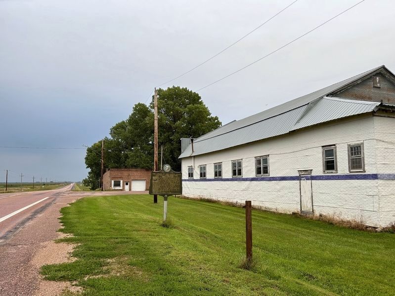 The location where the marker stood image. Click for full size.