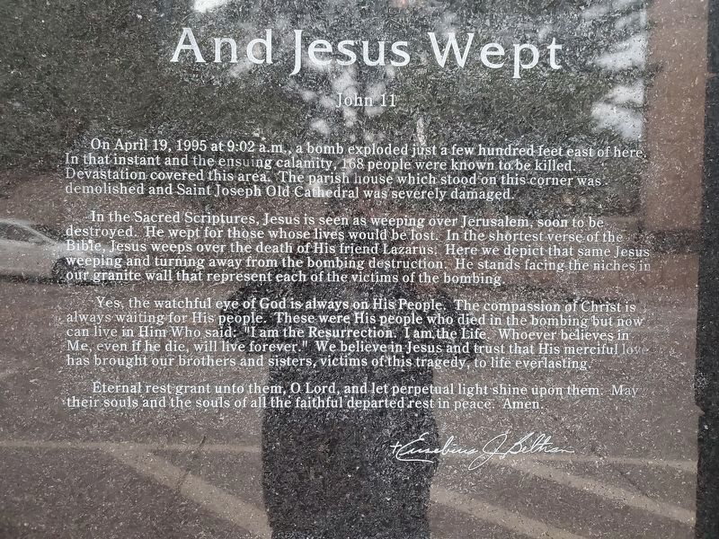 And Jesus Wept (closeup of main text) image. Click for full size.