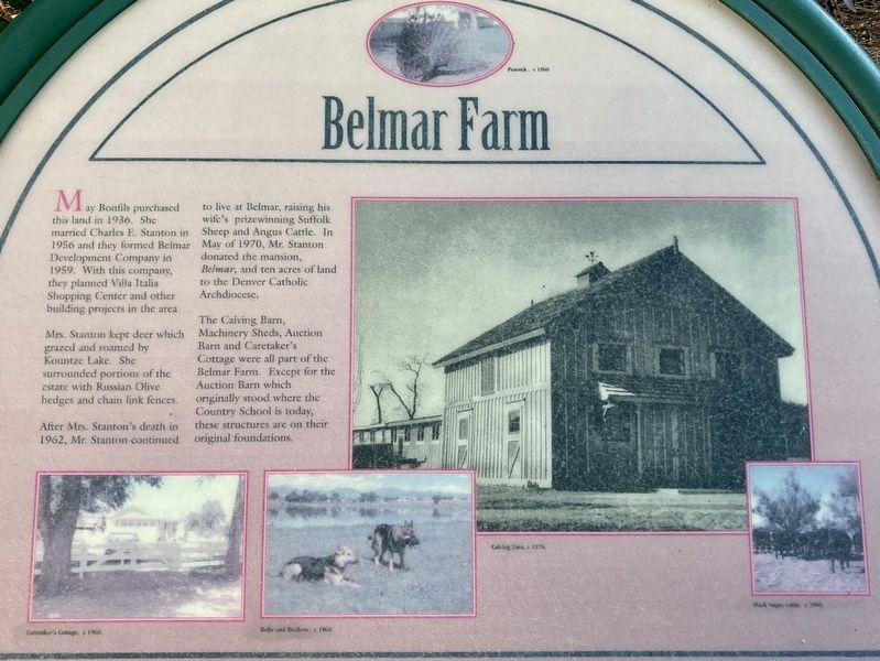 Belmar Farm Marker image. Click for full size.