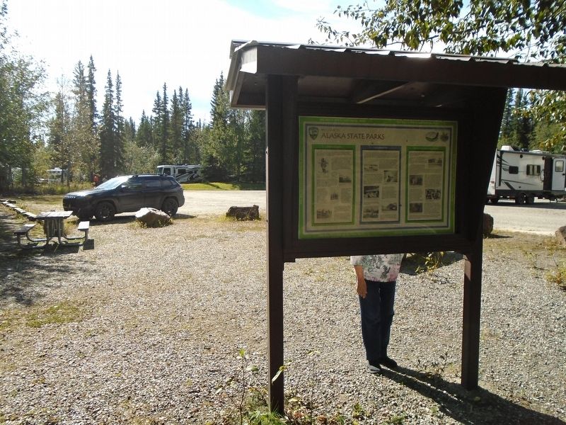 Welcome to Alaska State Parks Marker. Click for full size. Welcome to Alaska State Parks Marker image. Click for full size.