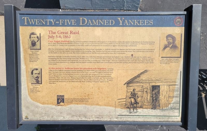 Twenty-Five Damned Yankees Marker image. Click for full size.
