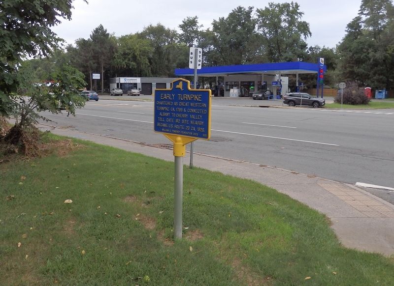 Early Turnpike Marker image. Click for full size.