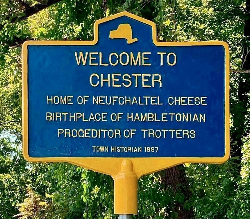 Welcome to Chester Marker. Click for full size. Welcome to Chester Marker image. Click for full size.