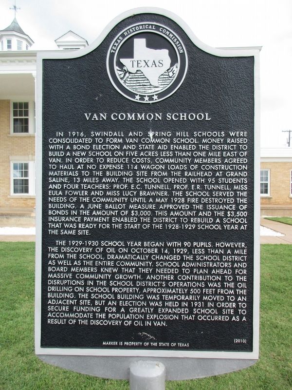 Van Common School Marker image. Click for full size.
