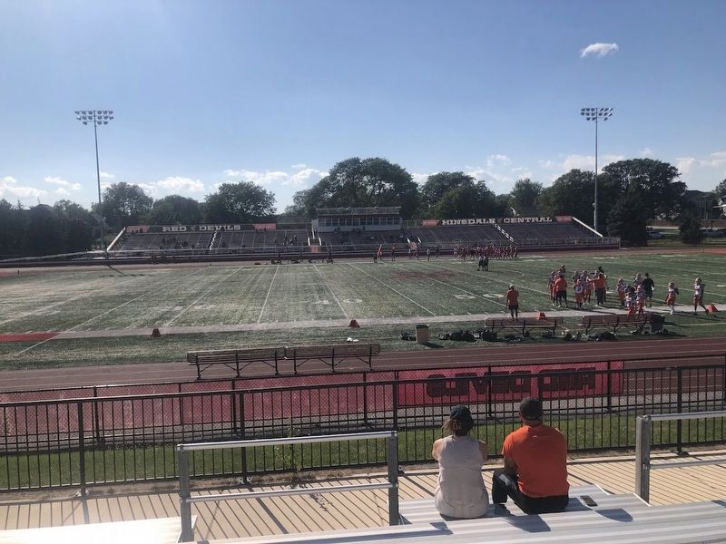 Hinsdale Bank Stadium at Dickinson Field image. Click for full size.