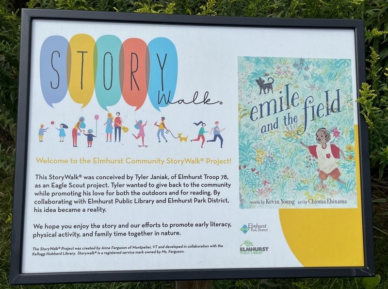 StoryWalk Marker image. Click for full size.