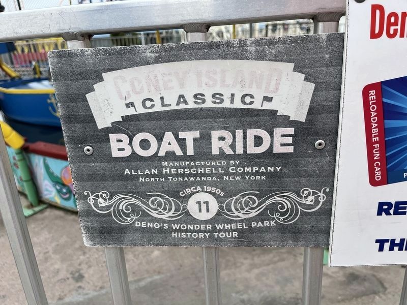 Boat Ride Marker. Click for full size. Boat Ride Marker image. Click for full size.