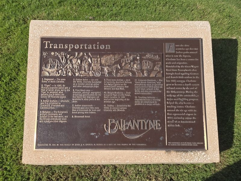 Transportation Marker. Click for full size. Transportation Marker image. Click for full size.