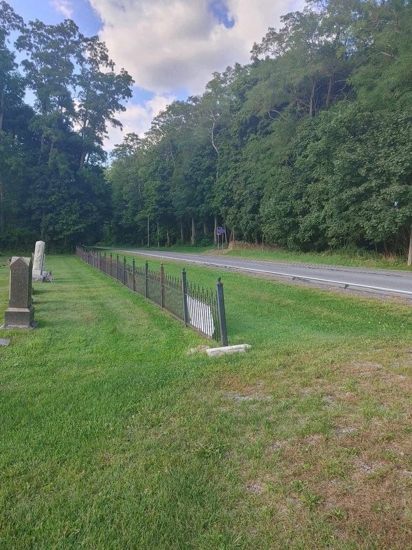Melvin Hill Marker from the cemetery. Click for full size. Melvin Hill Marker from the cemetery image. Click for full size.