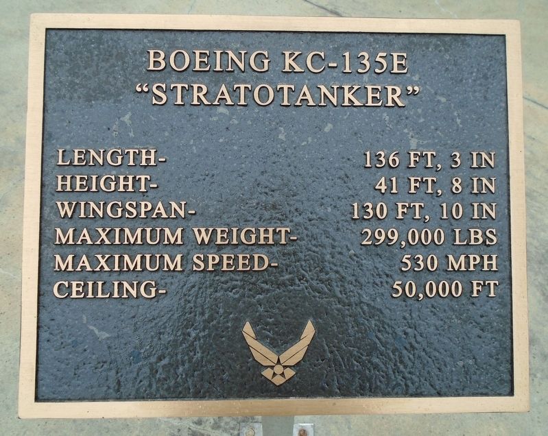 Boeing KC-135E "Stratotanker" Marker. Click for full size. Boeing KC-135E "Stratotanker" Marker image. Click for full size.
