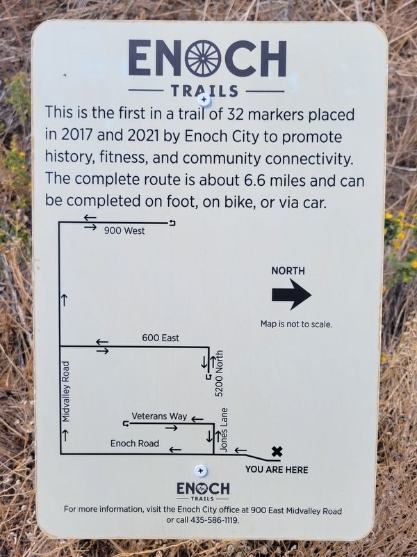 Enoch Trails Map. Click for full size. Enoch Trails Map image. Click for full size.