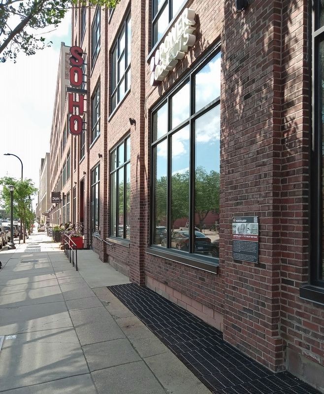 Birthplace of the Milky Way Bar Marker near the entrance to 718 N. Washington Avenue. Click for full size. Birthplace of the Milky Way Bar Marker near the entrance to 718 N. Washington Avenue image. Click for full size.