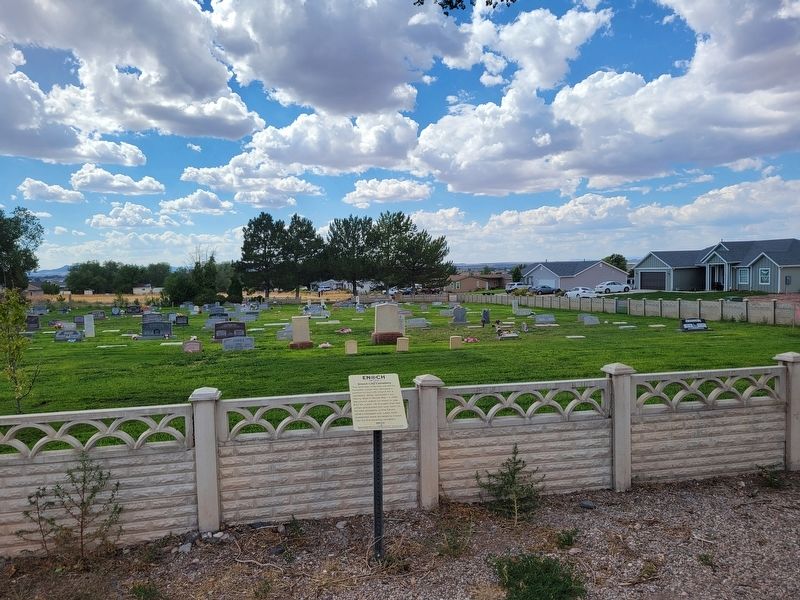 Enoch City Cemetery Marker image. Click for full size.