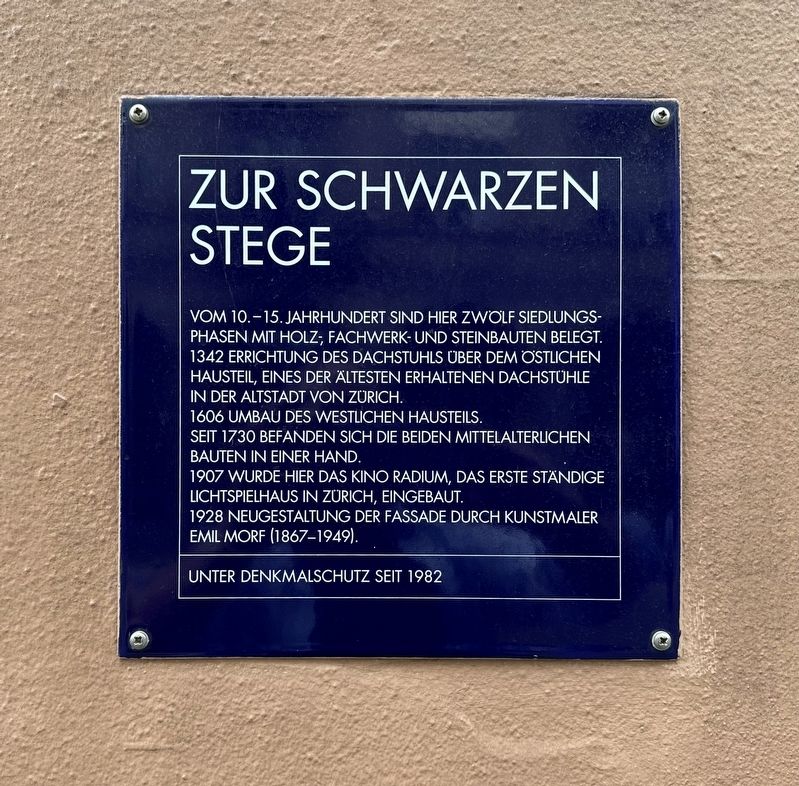 Zur Schwarzen Stege Marker image. Click for full size.