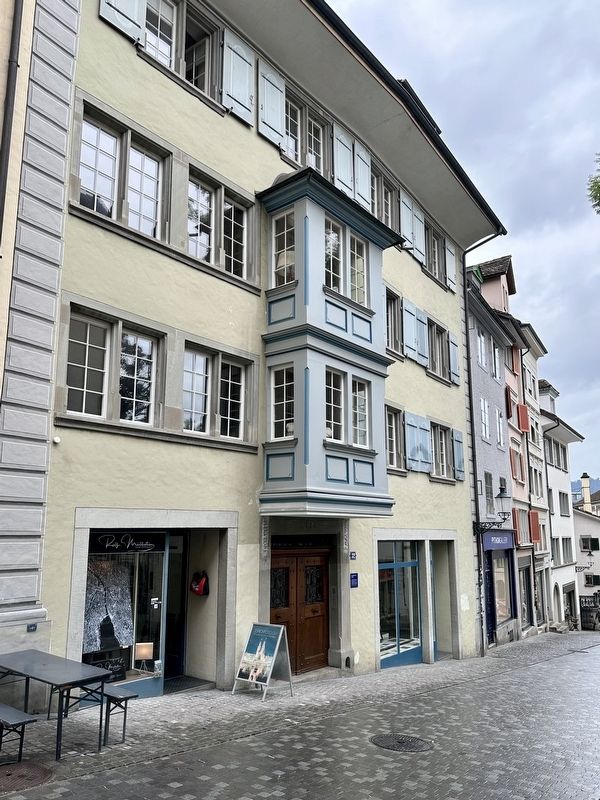 Konstanzer-Haus Marker - wider view. Click for full size. Konstanzer-Haus Marker - wider view image. Click for full size.