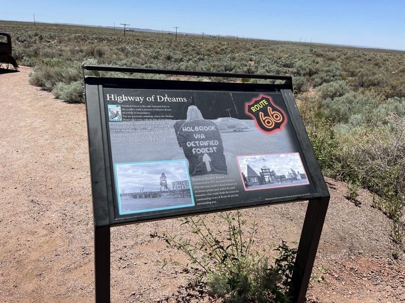 Highway of Dreams Marker. Click for full size. Highway of Dreams Marker image. Click for full size.