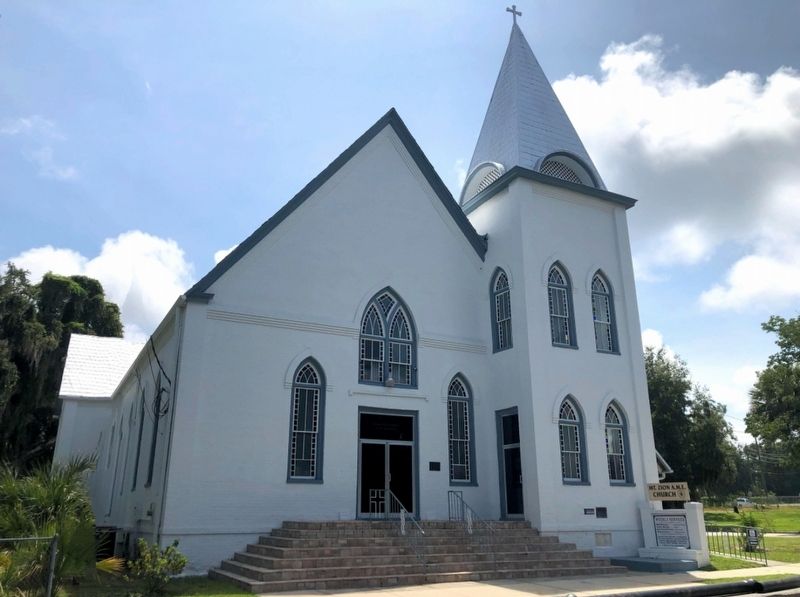 Mount Zion A.M.E. Church-1891 Marker. Click for full size. Mount Zion A.M.E. Church-1891 Marker image. Click for full size.