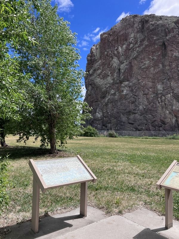 Entering the Beaverhead River Canyon Marker. Click for full size. Entering the Beaverhead River Canyon Marker image. Click for full size.