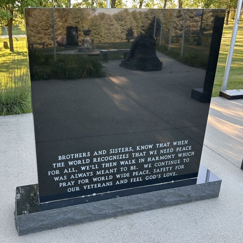 Reflections Memorial Tablet image. Click for full size.