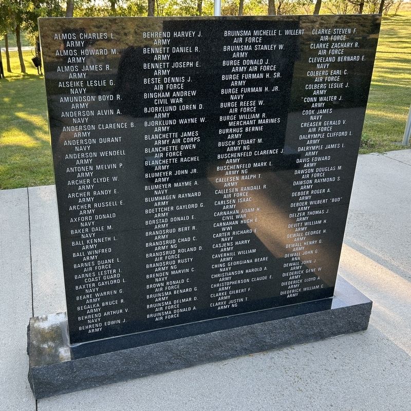Reflections Memorial Tablet image. Click for full size.