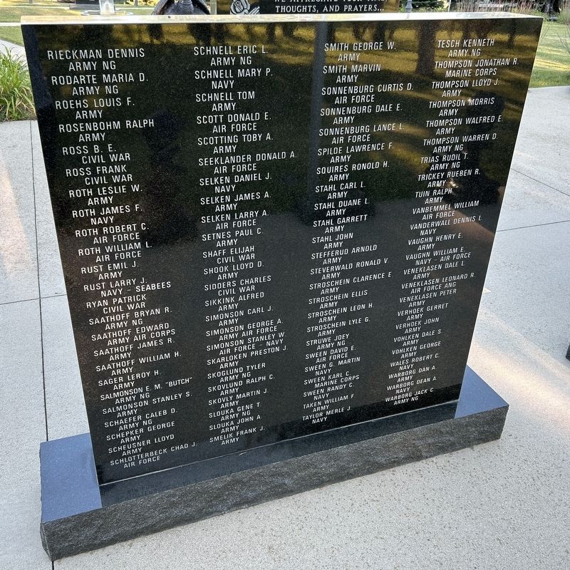 Reflections Memorial Tablet image. Click for full size.