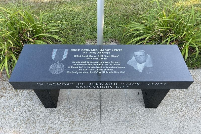 Reflections Memorial Park Bench image. Click for full size.