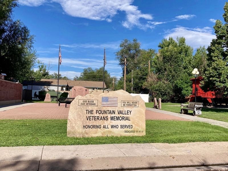 Fountain Valley Veterans Memorial image. Click for full size.