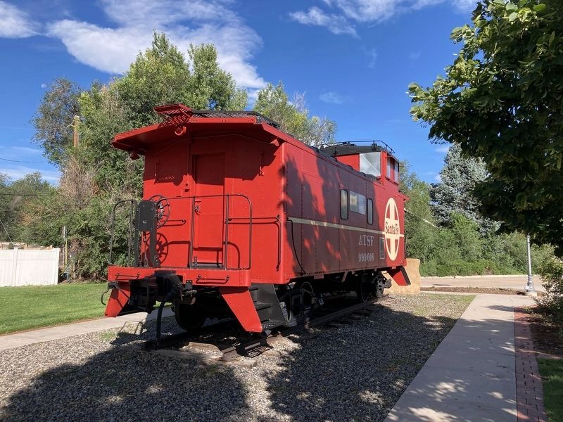 Caboose, in Mayor�s Park image. Click for full size.