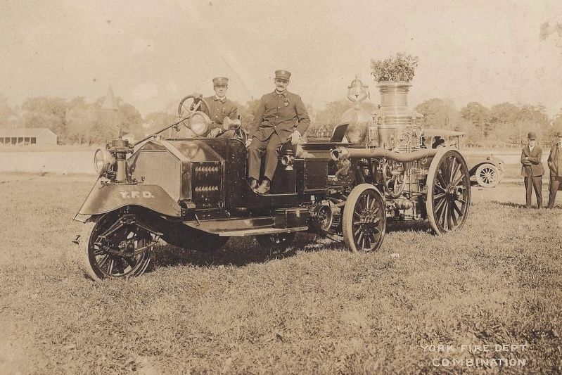 Believed to be the department's first piece of apparatus image. Click for full size.