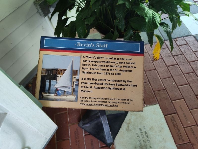 Bevin's Skiff Marker image. Click for full size.