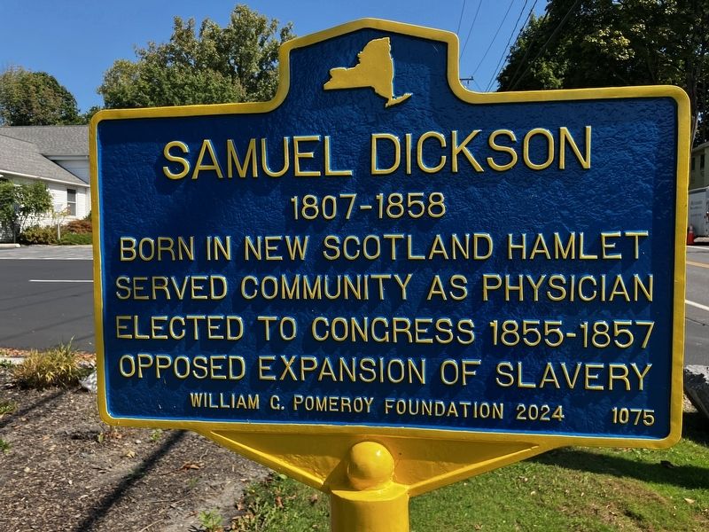 Samuel Dickson Marker. Click for full size. Samuel Dickson Marker image. Click for full size.